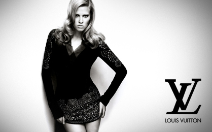 Lara Stone for Louis Vuitton Spring/Summer 2010 Ad Campaign
