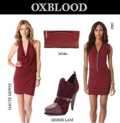 Pre-Fall 2013 Trend: Oxblood