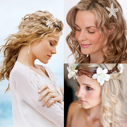Spring Wedding Beachy & Romantic Hairstyle