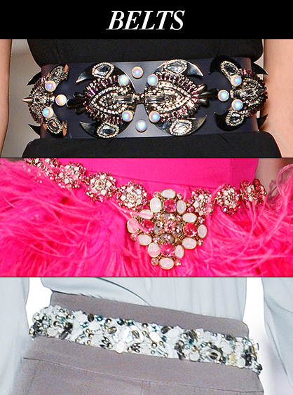 Spring 2014 Belts Trends Bejeweled Accessories