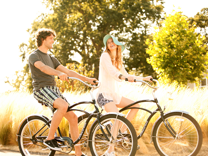 Couple on Bike Ride