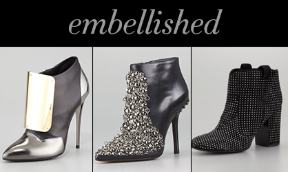 Fall 2013 Embellished Booties