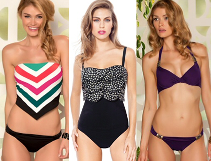 Swimsuits for your body type: bottom-heavy