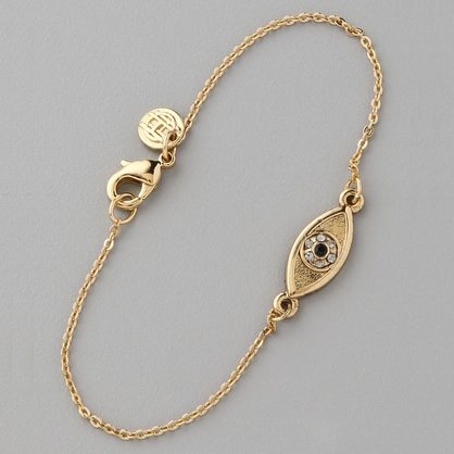 Gold Aquamarine Bracelet