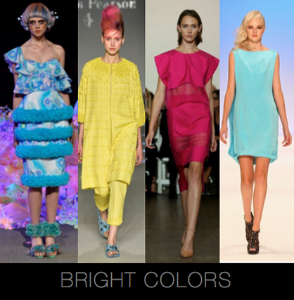 Bright Color Trend Fashion Week Australia