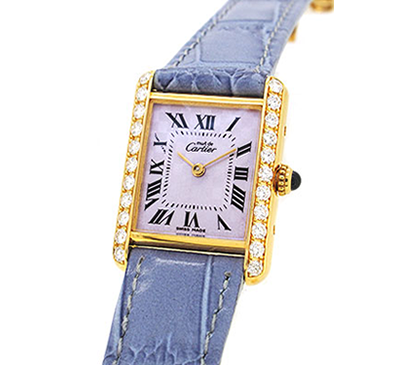 Spring Watches: Lilac Diamond Cartier 