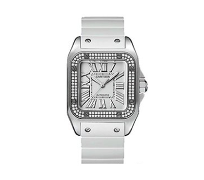 Spring Watches: White Gold and Diamond Cartier