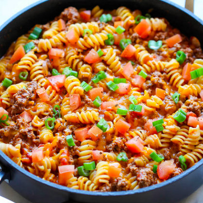 One Pot Wonder: Cheeseburger Pasta