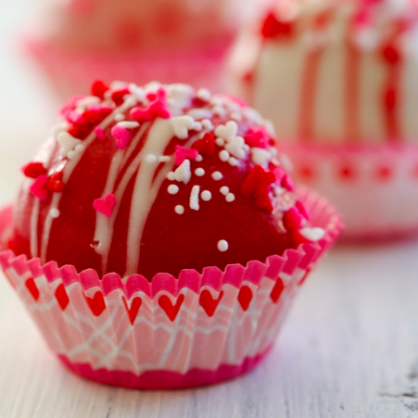 Valentine's Day Dessert: Mini Cake Balls