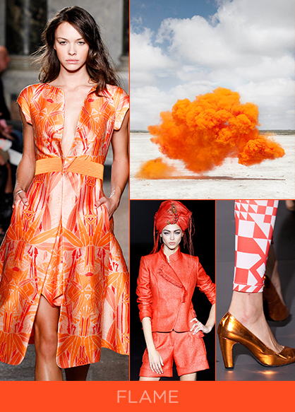 Spring 2014 Color Trend Flame Orange