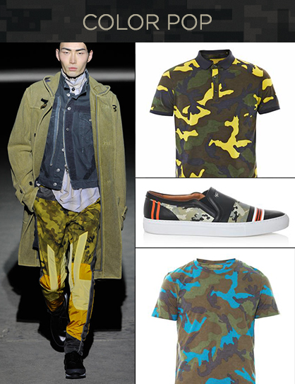 Pre-Fall 2014 Trend: Contemporary Camo For Men