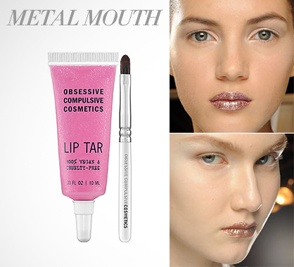 Fall 2013 Beauty Trends: Metallic Mouth