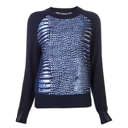 Croc Embossed Designer Sweatshirt