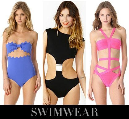 Cut Out Swimwear