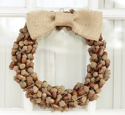 DIY Acorn Fall Wreath