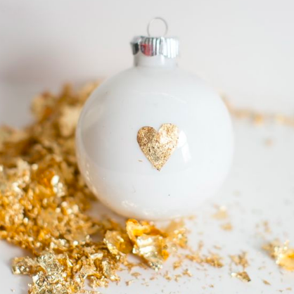 DIY Gold Leaf Ornament