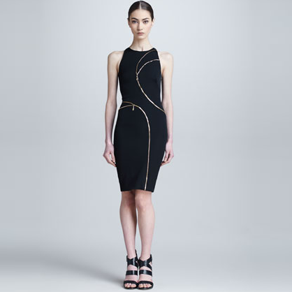 Versace Zipper Front Dress