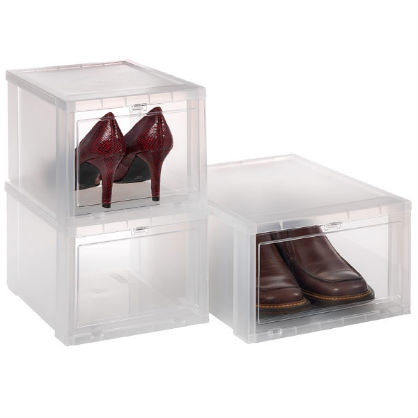 Tips to Organize a Closet: Shoe Boxes