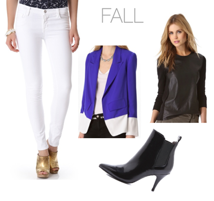 White Denim Skinny Jeans