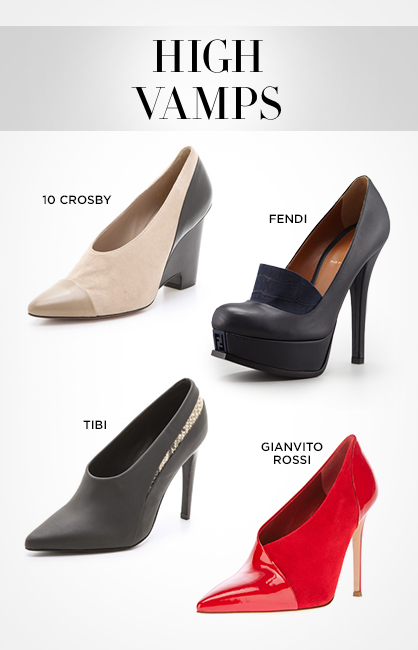 Fall 2013 Footwear: High Vamp