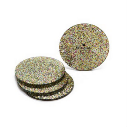 Home Accents for the Glamour Girl: Glitter Coasters