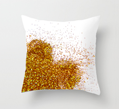 Valentine's Day DIY Glitter Pillow