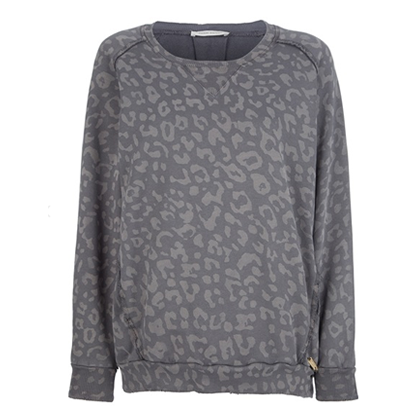 Grey Leopard Sweatshirt