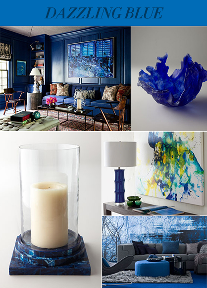 2014 Interior Color Trends: Dazzling Blue