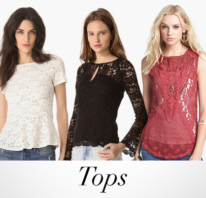 Lace Tops and Blouses