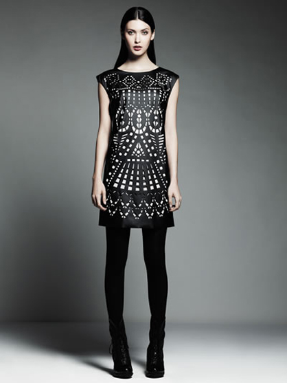 Catherine Malandrino for Kohl's Laser Cutout Dress