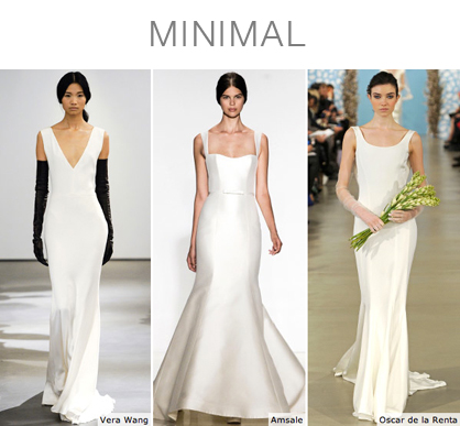 Minimal Bridal Dresses