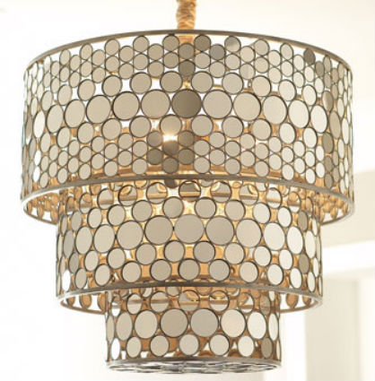 Home Accents for the Glamour Girl: Mirrored Chandelier