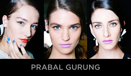 NYFW 2013 Beauty Prabal Gurung