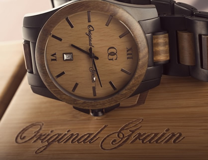 original grain wood watches