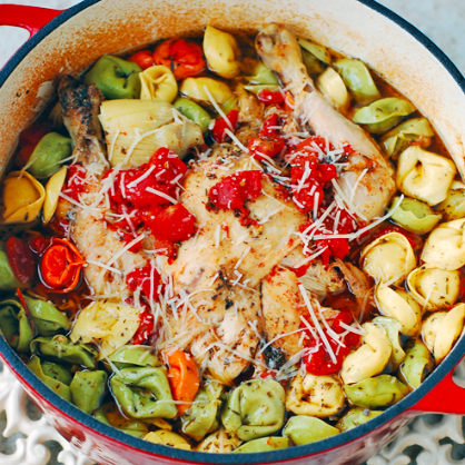 One Pot Wonder: Chicken Tortellini