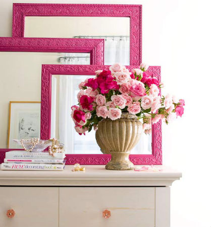 Spring DIY: Painted Mirrors