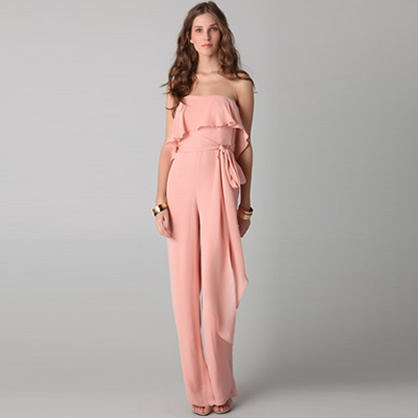 soft pink jumpsuit