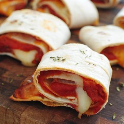 Super Bowl Party Appetizers: Pizza Rolls