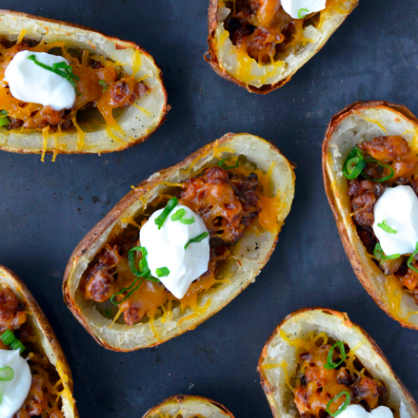 Super Bowl Party Appetizers: Potato Skins