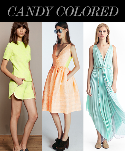 Resort 2014 Color Trends: Candy Colored