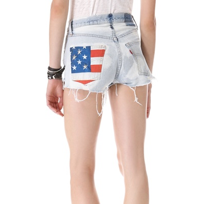 American Flag Shorts