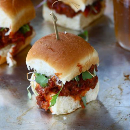 Super Bowl Party Appetizers: Sloppy Joe Sliders