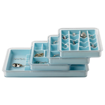 Tips to Organize a Closet: Stackable Jewelry Trays