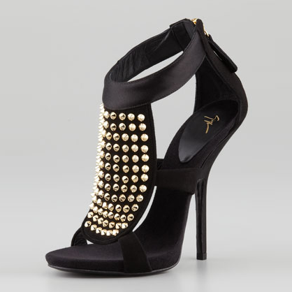 Giuseppe Zanotti Studded Suede Booties