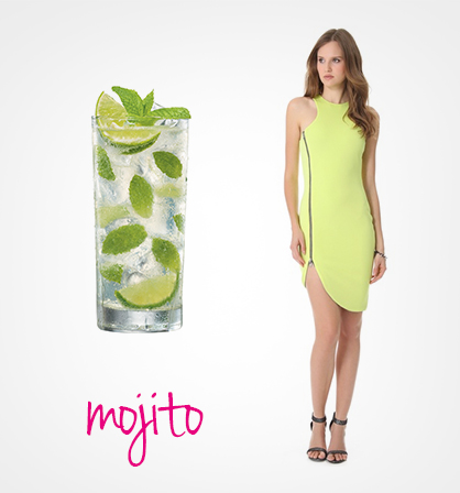 Dresses Inspired by Summer Cocktails: Mojito