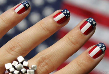 Summer Nail Art Patriotic & Americana