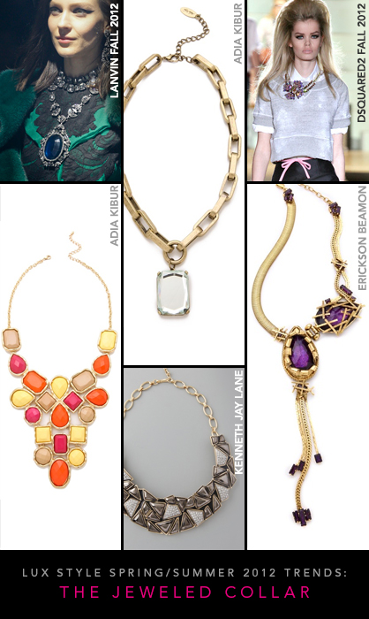 Spring 2012 Trends: The jeweled collar