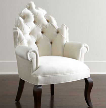 Home Accents for the Glamour Girl: Tufted Chair