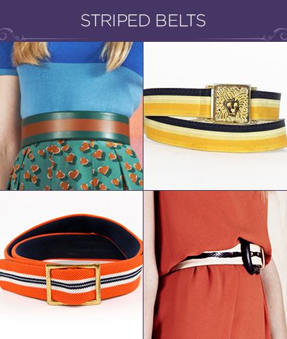 Resort 2014 Trends: Striped Belts