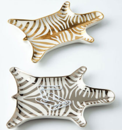 Home Accents for the Glamour Girl: Zebra Trays